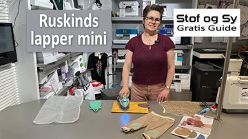 Sy ruskinds mini lapper i med succes - en guide fra Stof og Sy